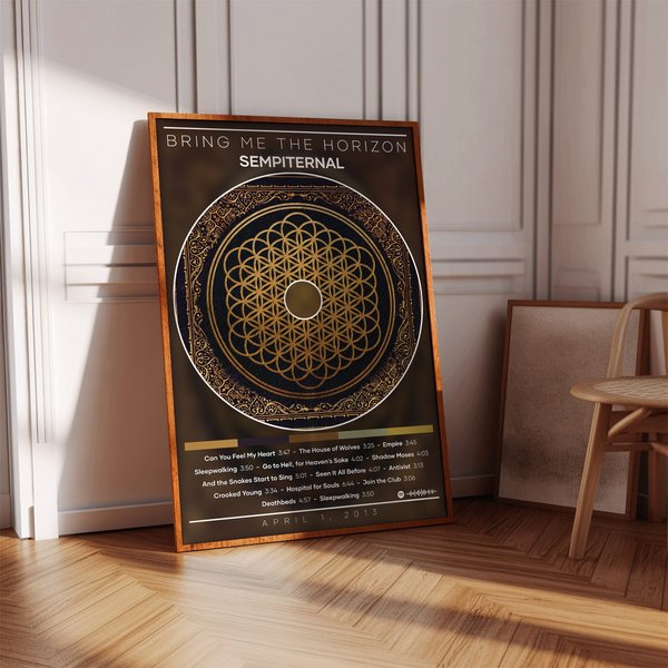 Bring Me The Horizon Sempiternal Album Poster-image