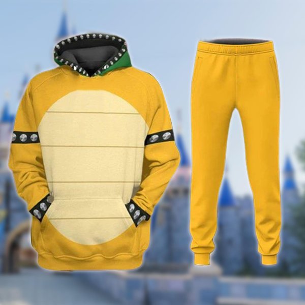 3D Game Character Hoodie , All Over Print Halloween Costume Hoodie Joggers-image