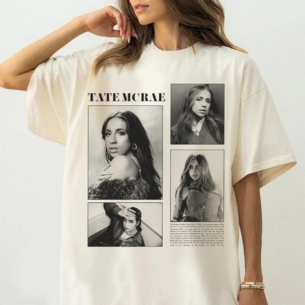 Vintage Tate Mcrae T-Shirt, Tate Mcrae Fan Gift-image