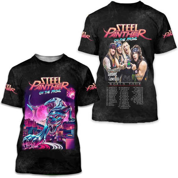 Steel Panther Tour 3D Shirt All Over Printed-image