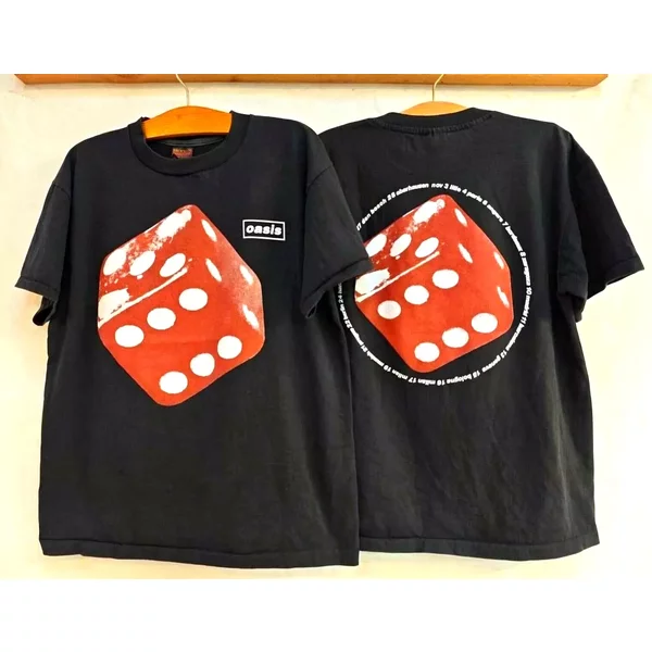 Vintage Oasis Shirt L Europe Tour 1997 Definitely Maybe Wonderwall-image