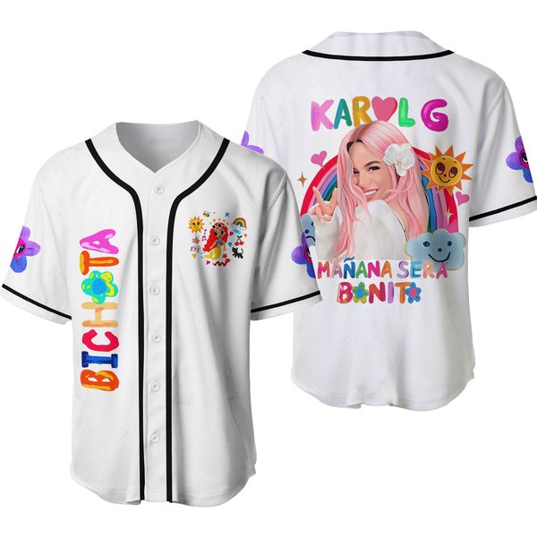 Karol G Baseball Jersey, Karol G Fan Gift-image