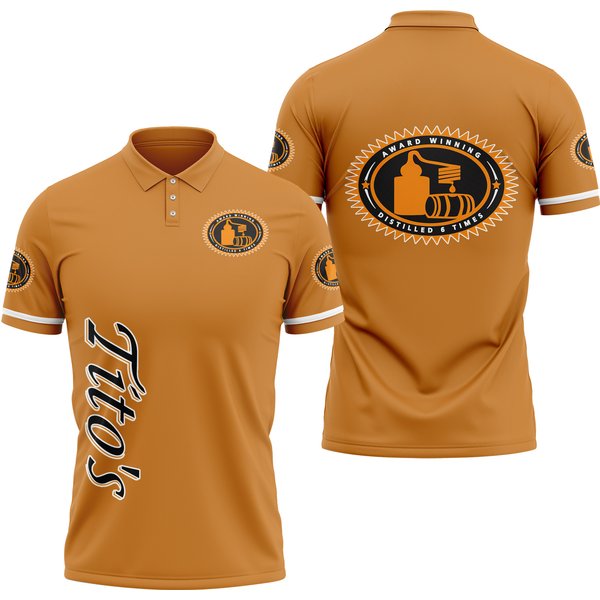 Tito's Polo Shirt, Tito Handmade Shirt, Vodka Alcohol Shirt-image
