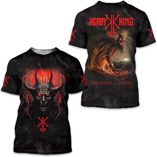 Kerry King From Hell I Rise 3D Shirt Gift For Fans-image