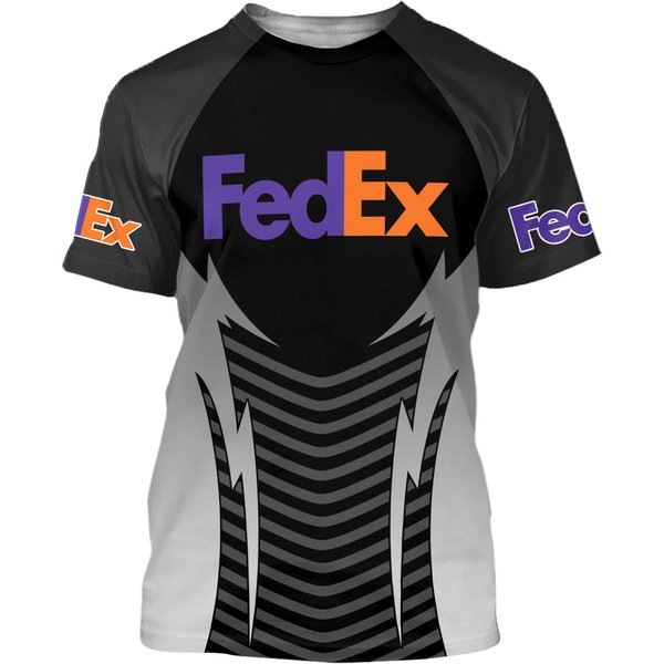 Fedex Express Purple Armor 3D Tshirt-image