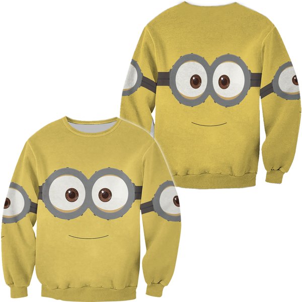 Funny Dave Minions 3D Sweater-image