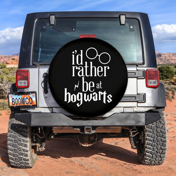 I Would Rather Be At Hogwarts Spare Tire Cover-image