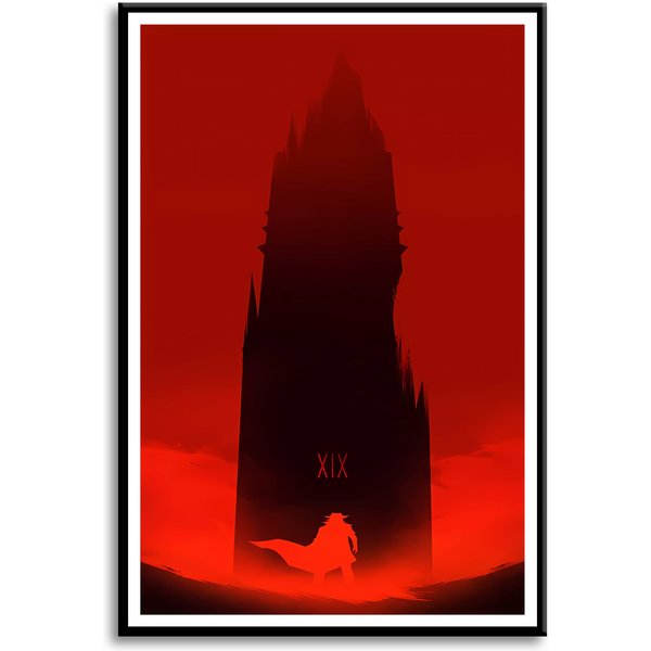 The Dark Tower Art Print, Gunslinger Poster Design-image