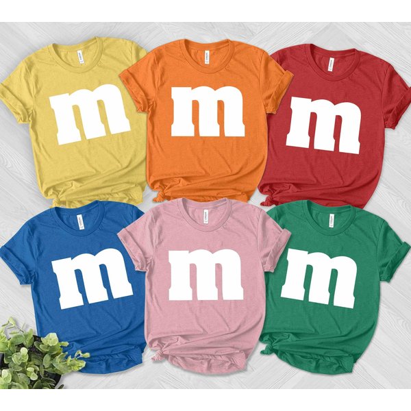 M&M Candies Shirt, M And M Matching Family Shirt, M And M Candy Group Shirt-image
