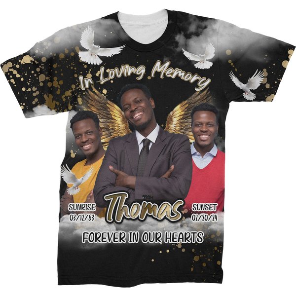 Personalized In Loving Memory Memorial T-Shirt, Custom Shirt-image