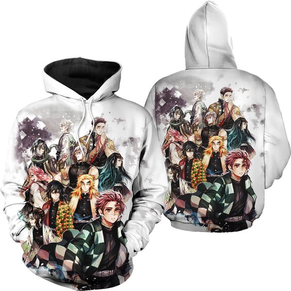 Demon: Kimetsu No Yaiba Anime 3D Hoodie-image