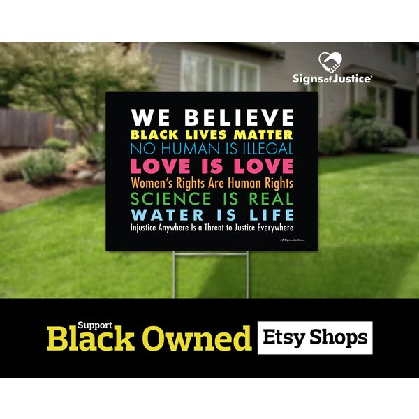 We Believe Yard Sign-image