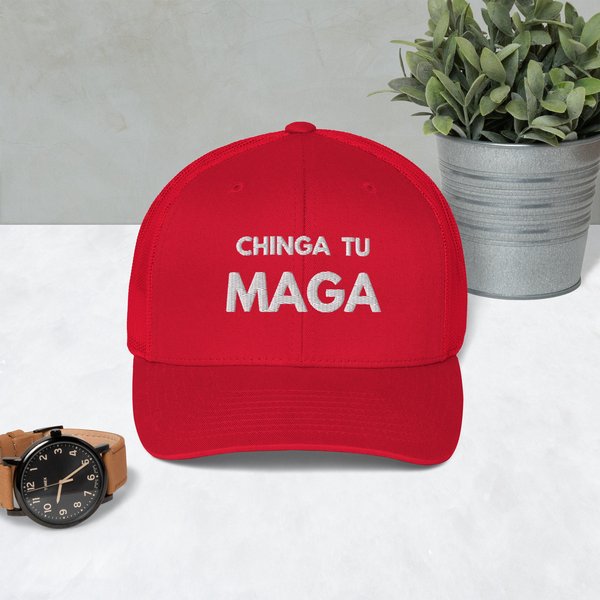 Chinga Tu Maga Unisex Trucker Hat-image