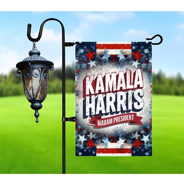 Madam President Kamala Harris Garden Flag Sublimation Design-image