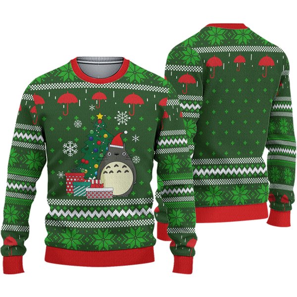 Ugly Christmas Sweater, My Neighbor Totoro, Ghibli-image