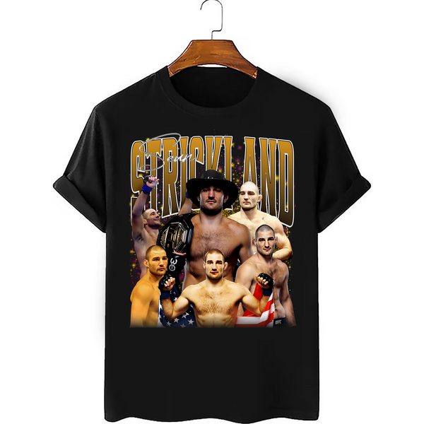 Sean Strickland Vintage 90S Shirt, Sean Strickland Shirt-image