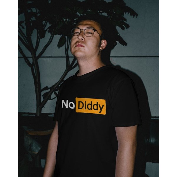 No Diddy T-Shirt - Funny Diddy Party Quote-image