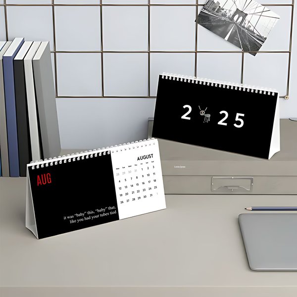 Drake 2025 "slime You Out"/"for All The Dogs" Desk Calendar