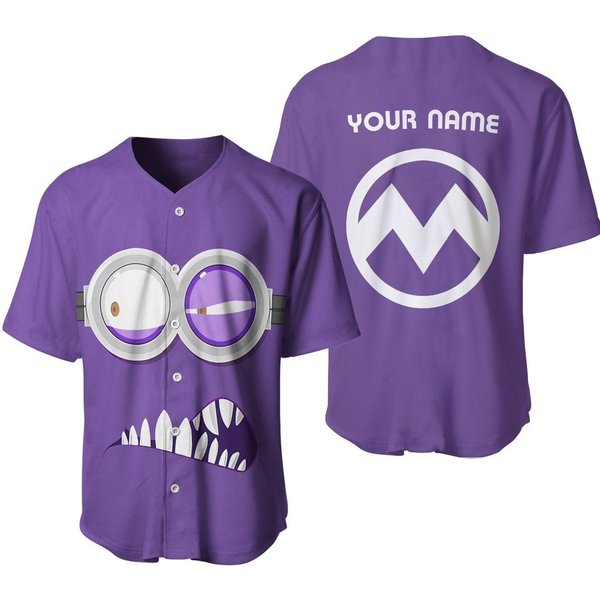 Personalize Minions Purple Evil Minion, Personalized Collection Jersey-image