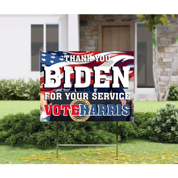 Harris Walz 2024 Yard Sign, Kamala Harris Lawn Sign-image
