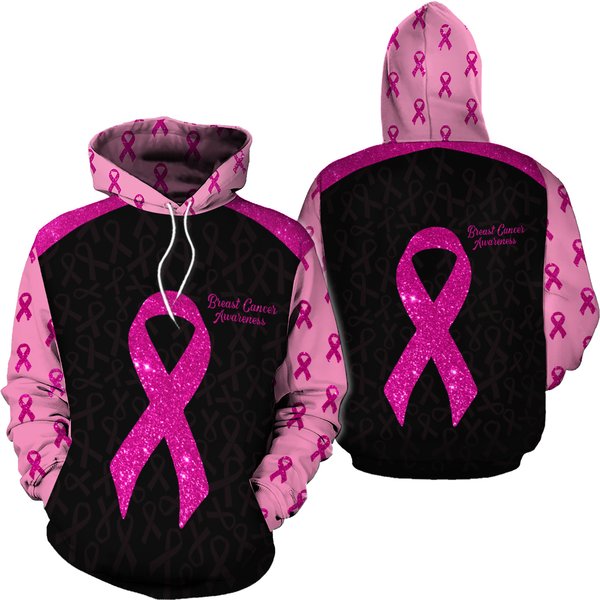 Breast Cancer Awareness Month I Wear Pink Survivor Breast Pain Fight Likes A Girl Hoodie Legging-image