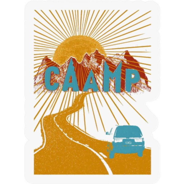 Caamp Band Fall Tour 2023 Stickers, Caamp Band Tour-image