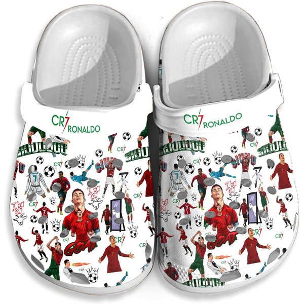 Cristiano Ronaldo Cr7 Custom Clogs For Soccer Fans