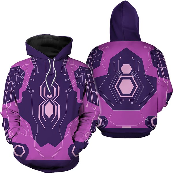 Spider Byte All Over Print Costume Sweatshirt, Margo Kess Cosplay Costume 3D Hoodie-image