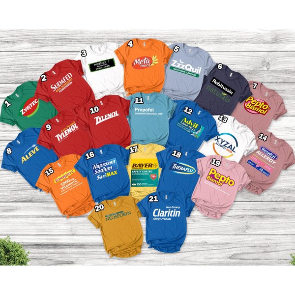Pharmacist Halloween Group Costume Shirt-image