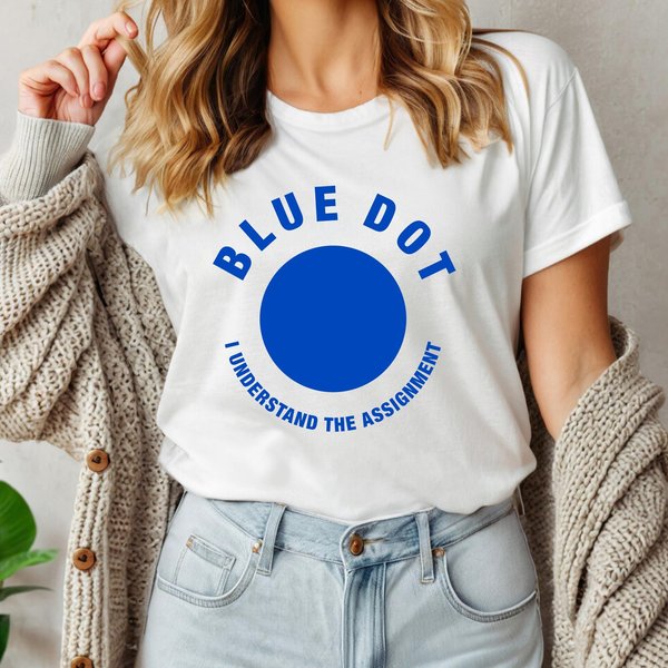 Blue Dot Shirt I Understand The Assignment - Unity T-Shirt-image