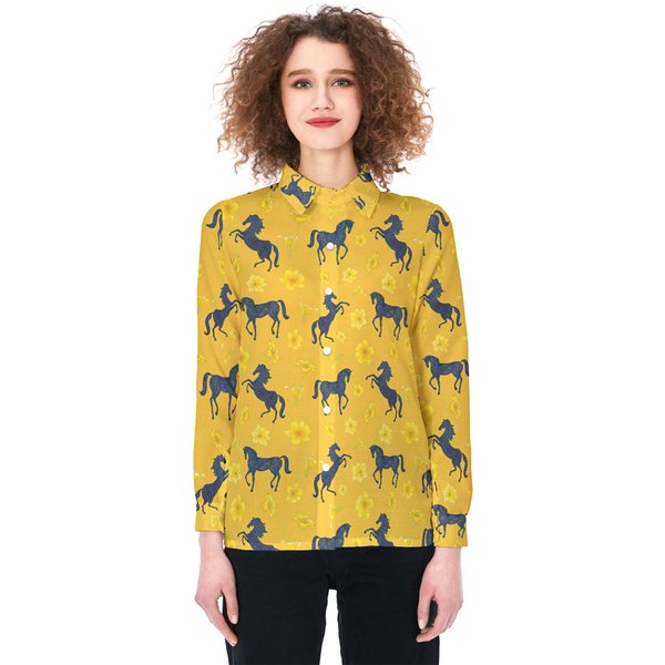 Giftable Horse Lover's Linen Shirt