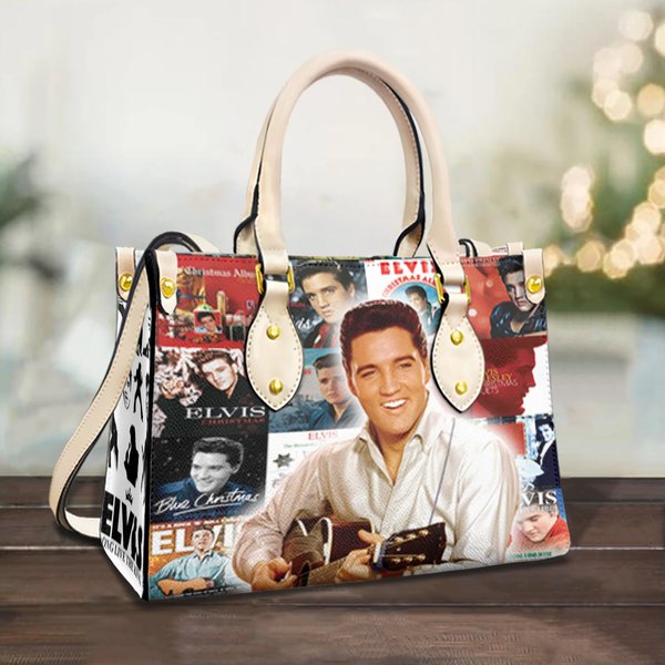 Elvis Presley Leather Bag, Elvis Presley Bag And Purse, The King Of Rock, Music Handbag-image