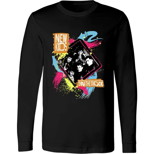 Vintage New Kids On The Block Long Sleeves, Nkotb Shirt-image
