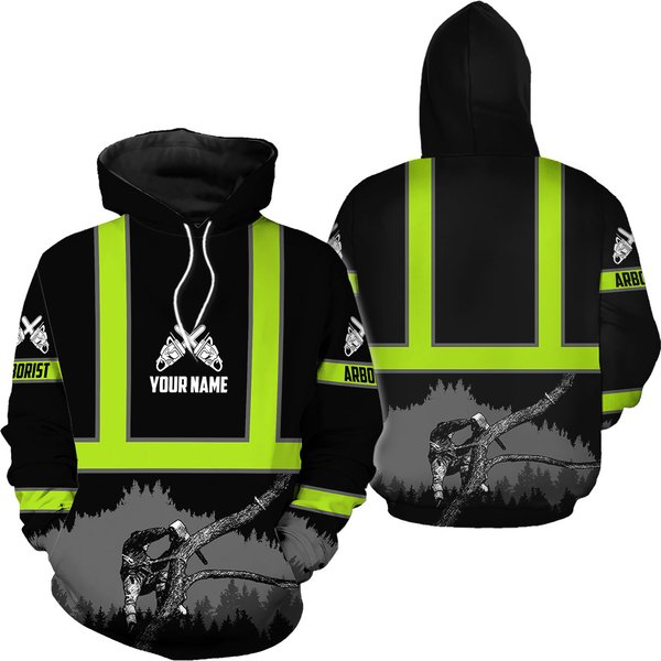 Arborist D Unisex Hoodie Custom Name Hoodie 3D For Men Women-image