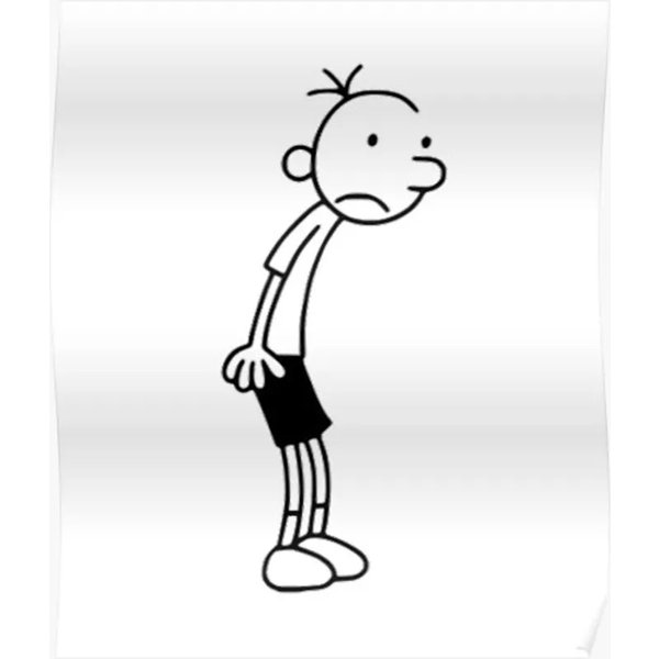 Diary Of A Wimpy Kide Funny Premium Matte Vertical Poster