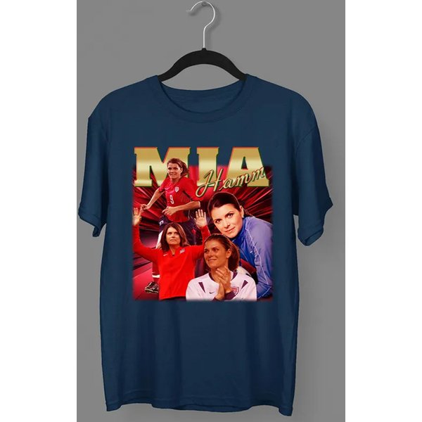 Mia Hamm Vintage Unisex Shirt, Vintage Mia Hamm Tshirt Gift For Him And Her-image