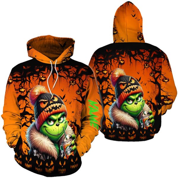 Pumpkin Hoodie, Horror Halloween Movie Legging, Cartoon Movie Hoodie Legging Set-image