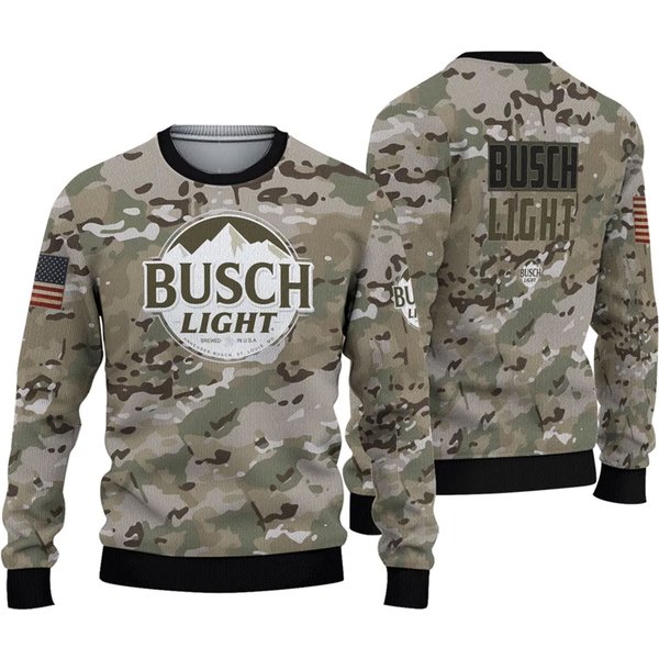 Buschs Light Beer Christmas Ugly Sweater-image