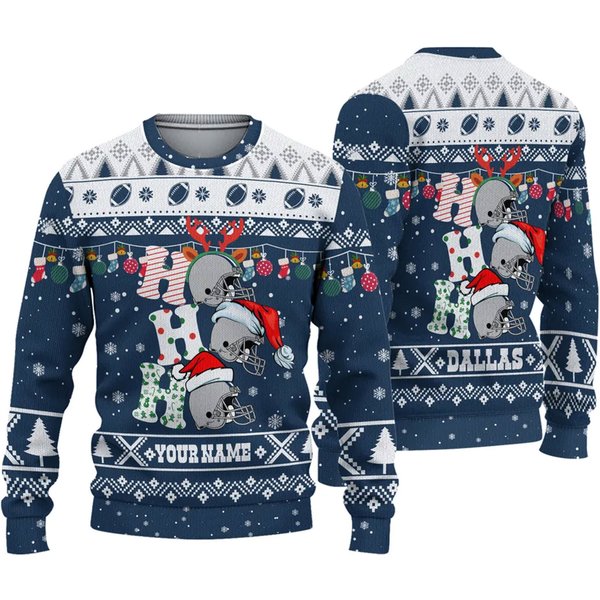 Customized Dallas Christmas Men Ugly Sweater