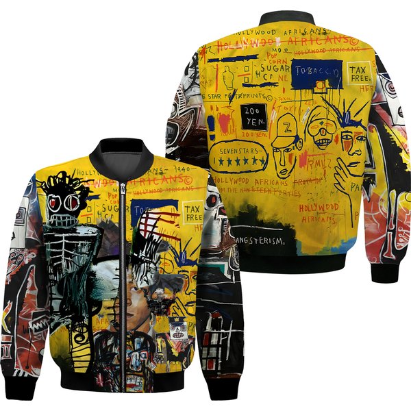 J Michel Bsq Men's Bomber Jacket