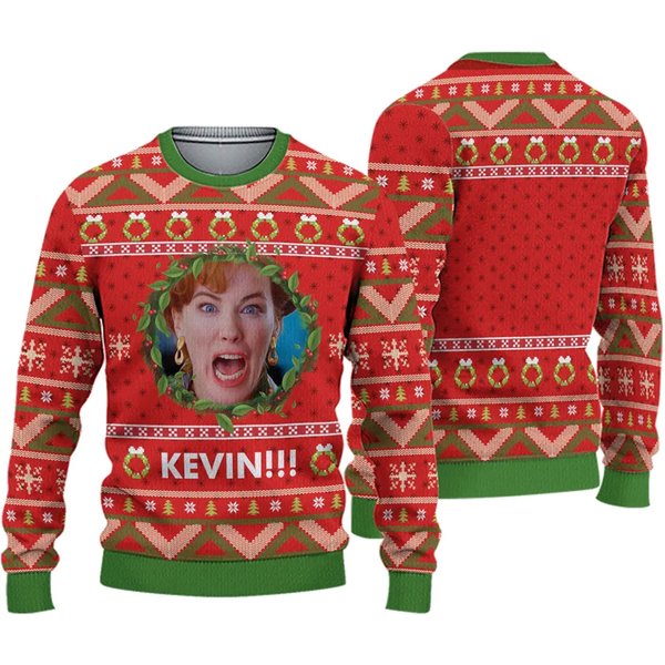 Kevin!!! Home Alones Ugly Christmas Sweater