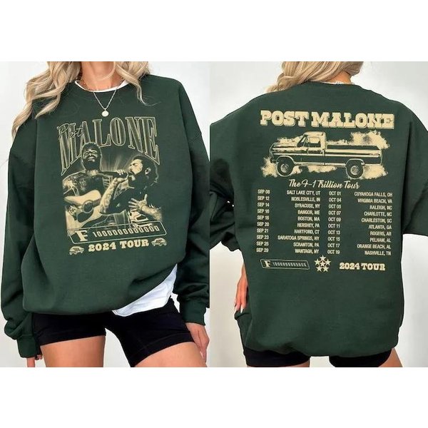 Post Malone The F-1 Trillion Album Sweatshirt, Vintage Post Malone Shirt
