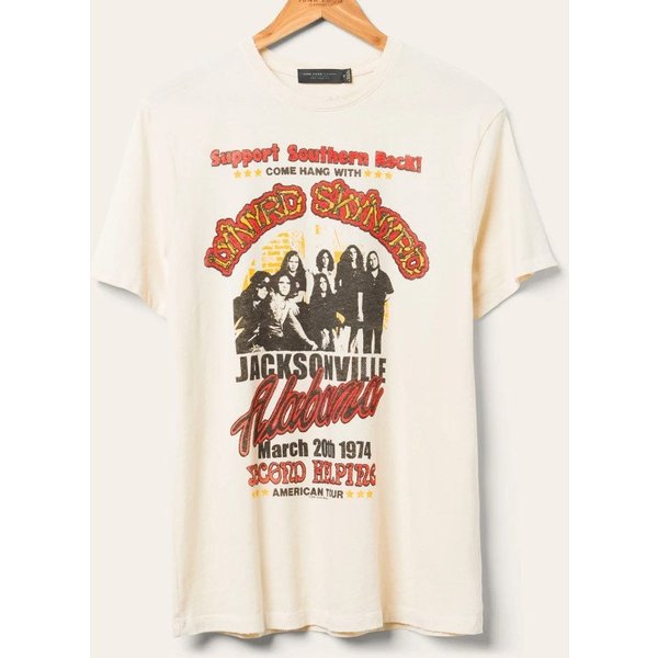 1970'S Lynyrd Skynyrd Vintage Rare! 1975 Tour Original Concert Southern Rock Band Tee T-Shirt-image