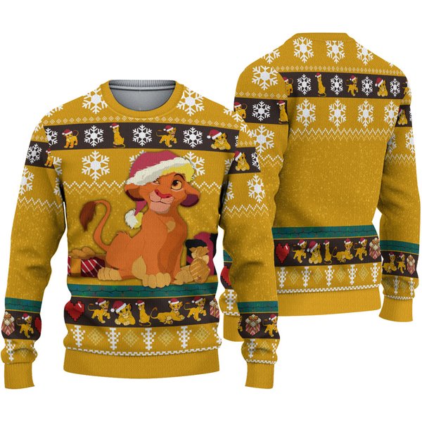 Christmas Lion King Ugly Sweater-image