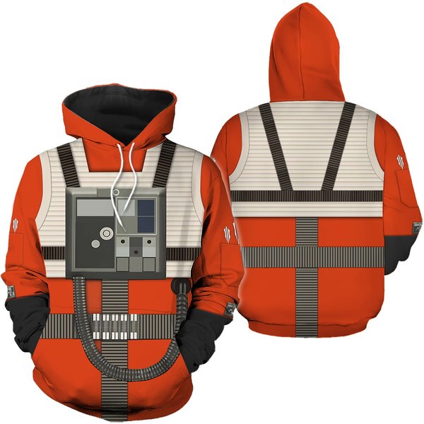 Rebel Flight Suit Galaxy Hero Characters Costume Men 3d Hoodie