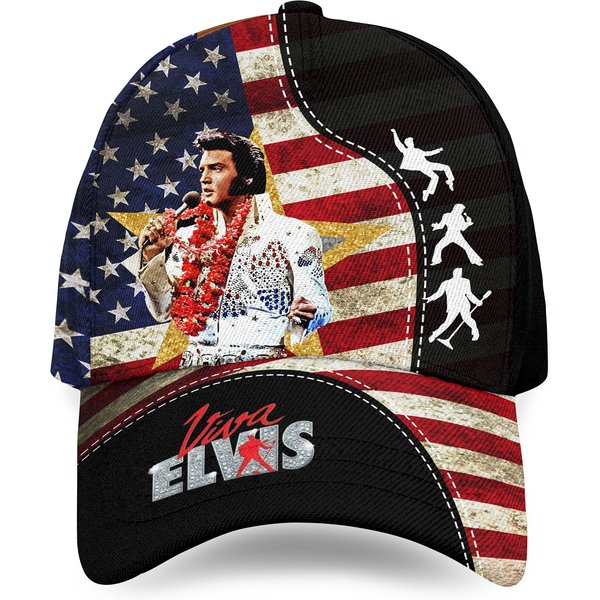 Elvis Presley Cap, Elvis Presley Classic Cap, The King Of Rock N Roll Classic Hat-image