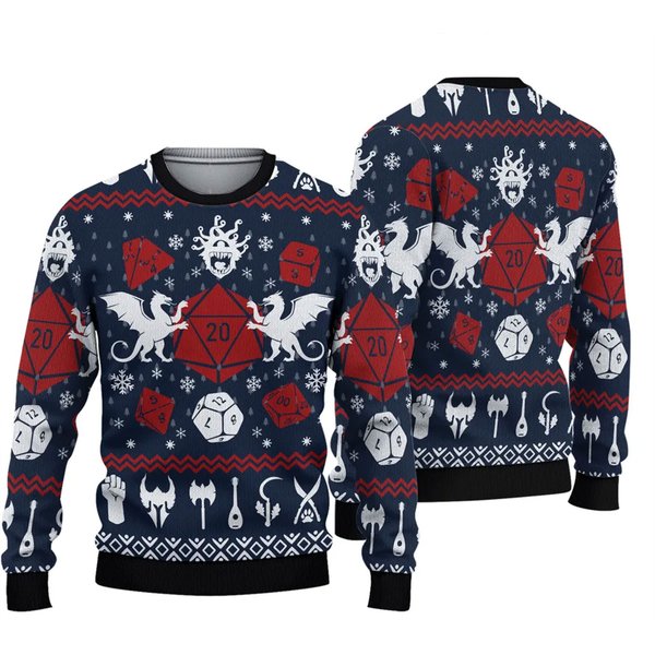 Dnd Christmas Ugly Christmas Sweater-image