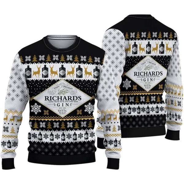 Hendricks Gin Scotland Whiskey Ugly Sweater