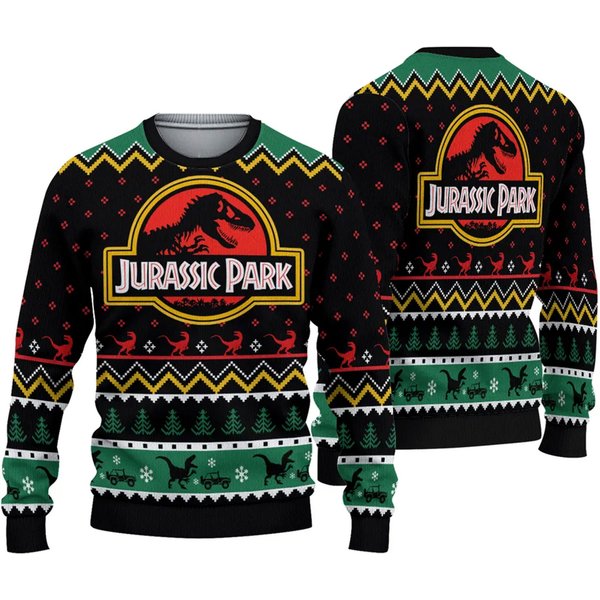 Jurassic Parks Ugly Christmas Sweater-image
