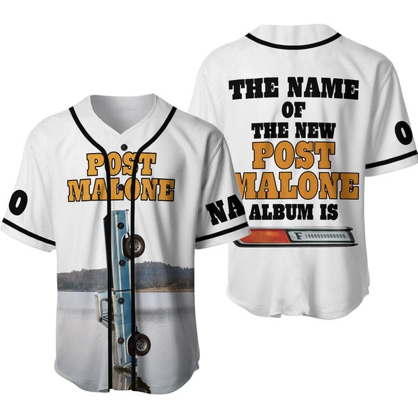 Posty Howdy Baseball Jersey, Personalized Cowboy Post Baseball Jersey, Malone Music The Album-image